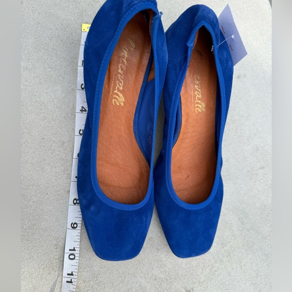 L’intervalle ballet mini heel blue suede and leather with square toe size EU 39 - Picture 7 of 10